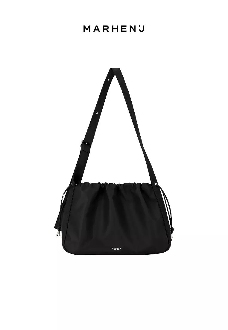 MOA Nylon Crossbody Bag All Black