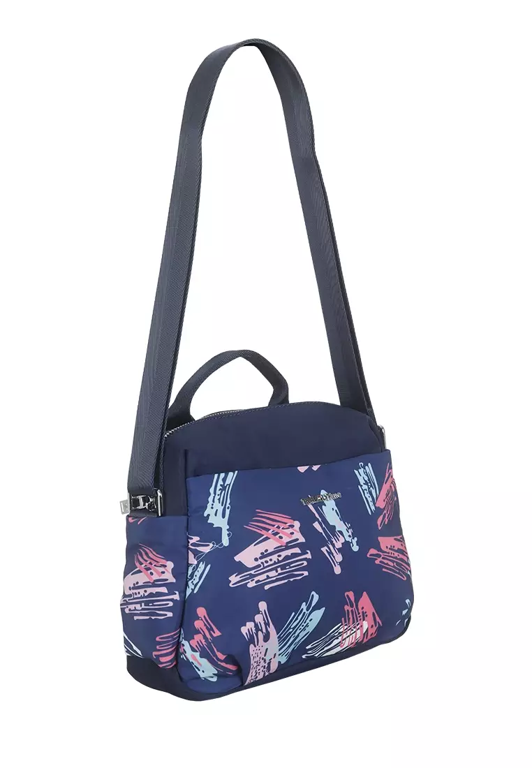 Travel Time Sholder Bag 888-711832021 Blue
