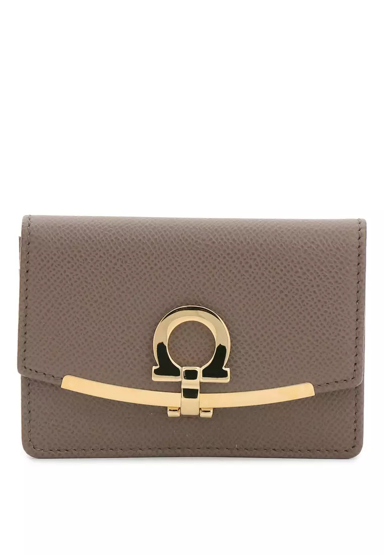 Buy Salvatore Ferragamo Calfskin Leather Card Holder/key Holder 2024