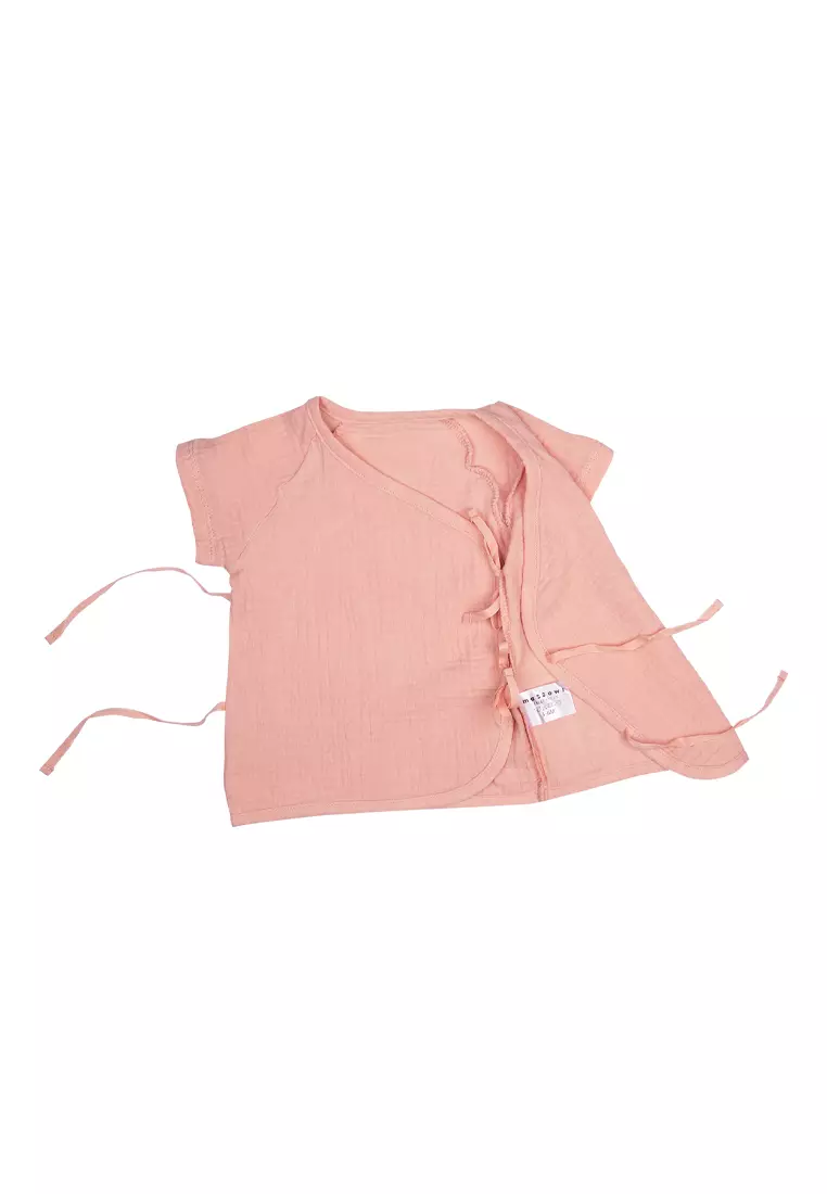 Mallows Lamu - Short Sleeves Side-Tie For Infants / Baby Clothes