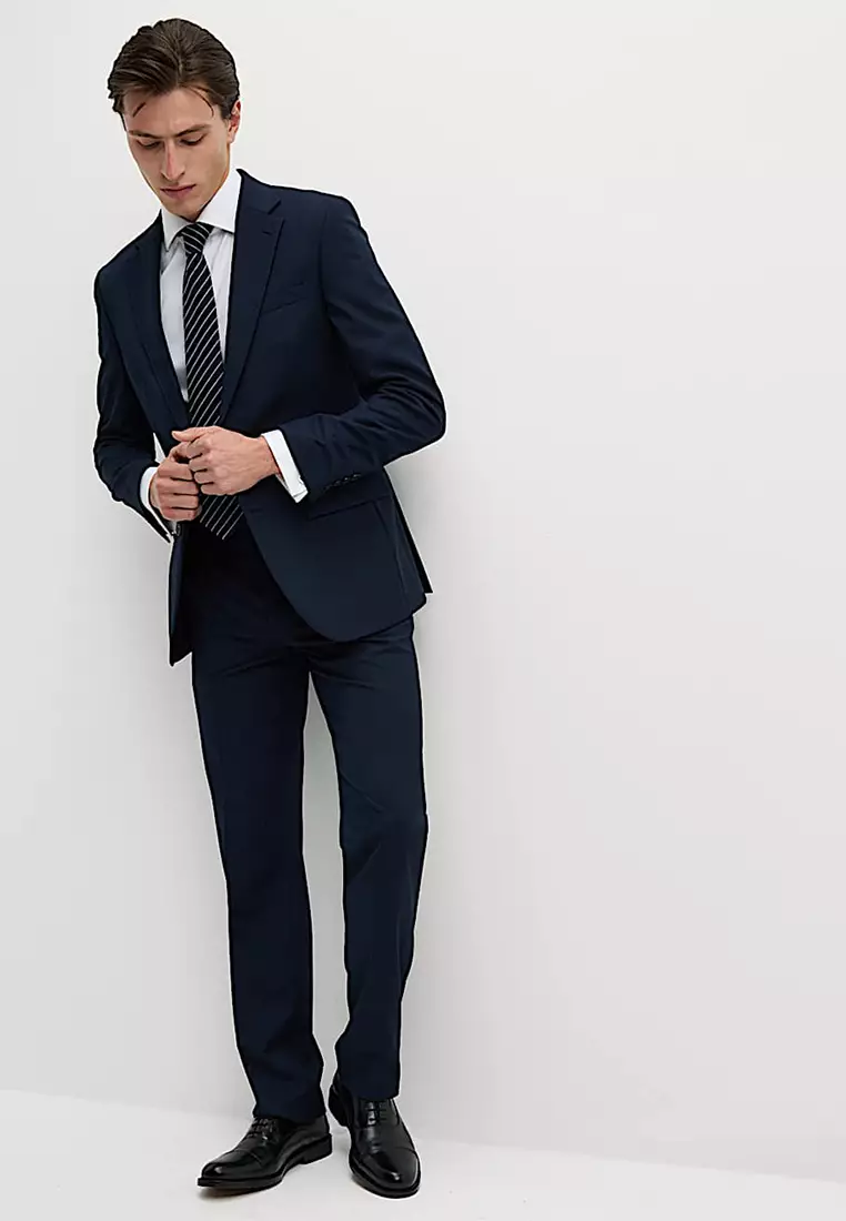 Regular Fit Stretch Suit Trousers