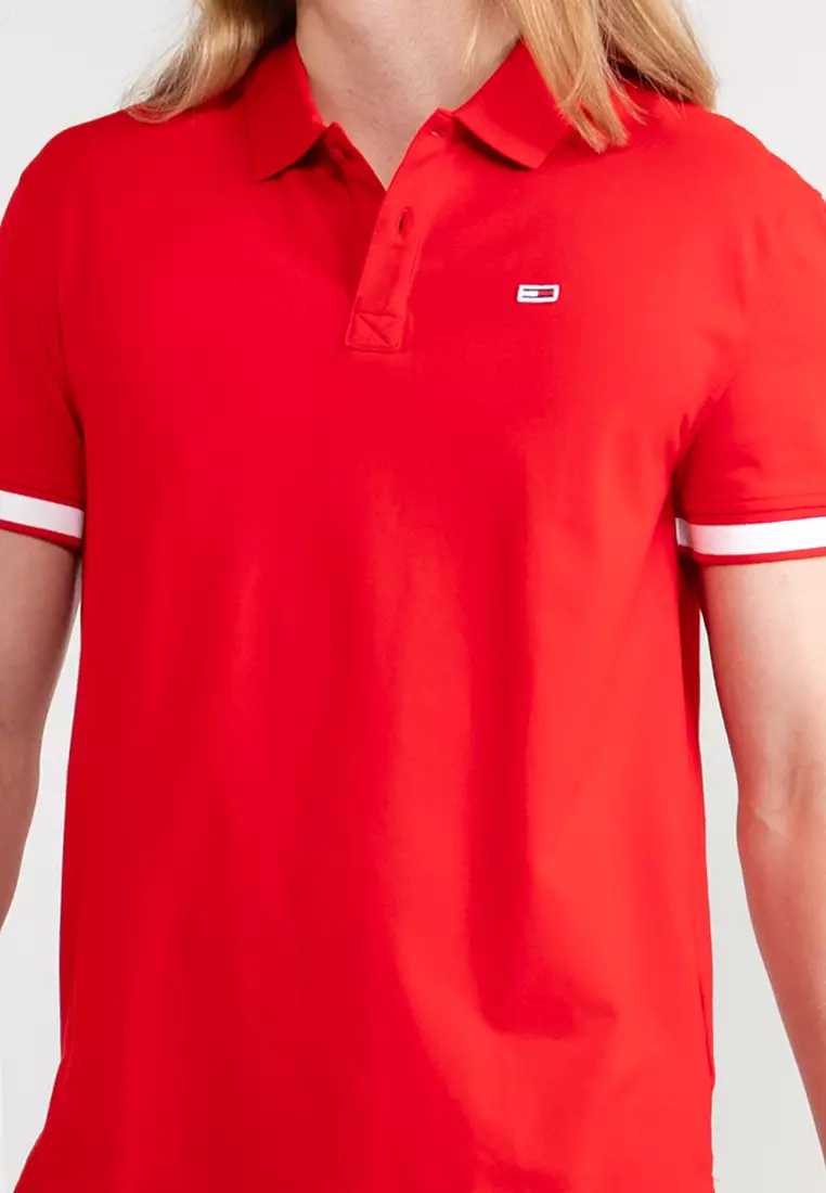 red shirt tommy hilfiger