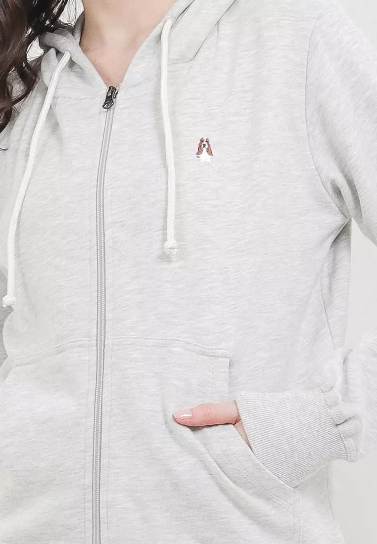 Kaina Hoodie Zipped Sweatshirt