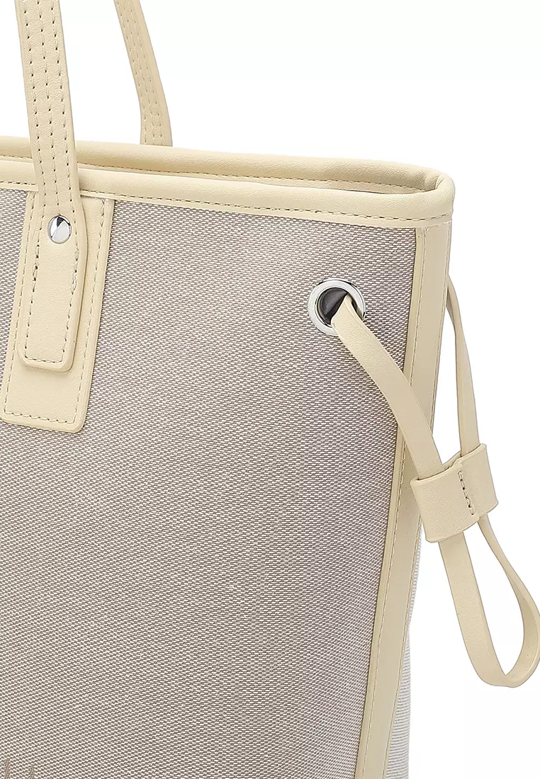 Women's Top Handle Bag / Sling Bag / Crossbody Bag - Yellow