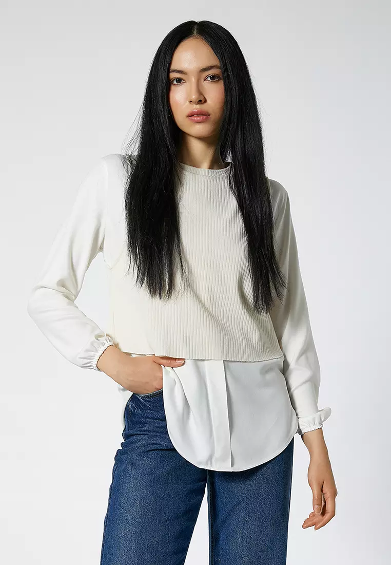 Two-Piece Look Shirt