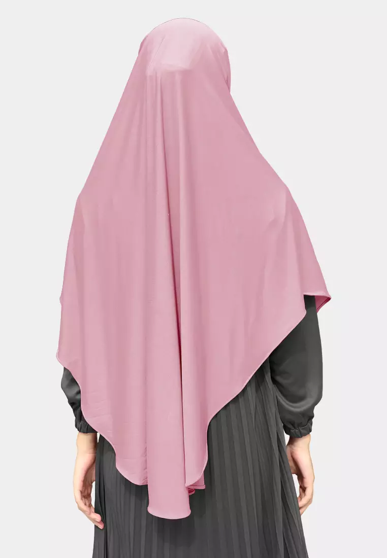 Cotton Bee - Haniya Bergo Instan | Hijab Instan | Bergo Wudhu - Milk Pink