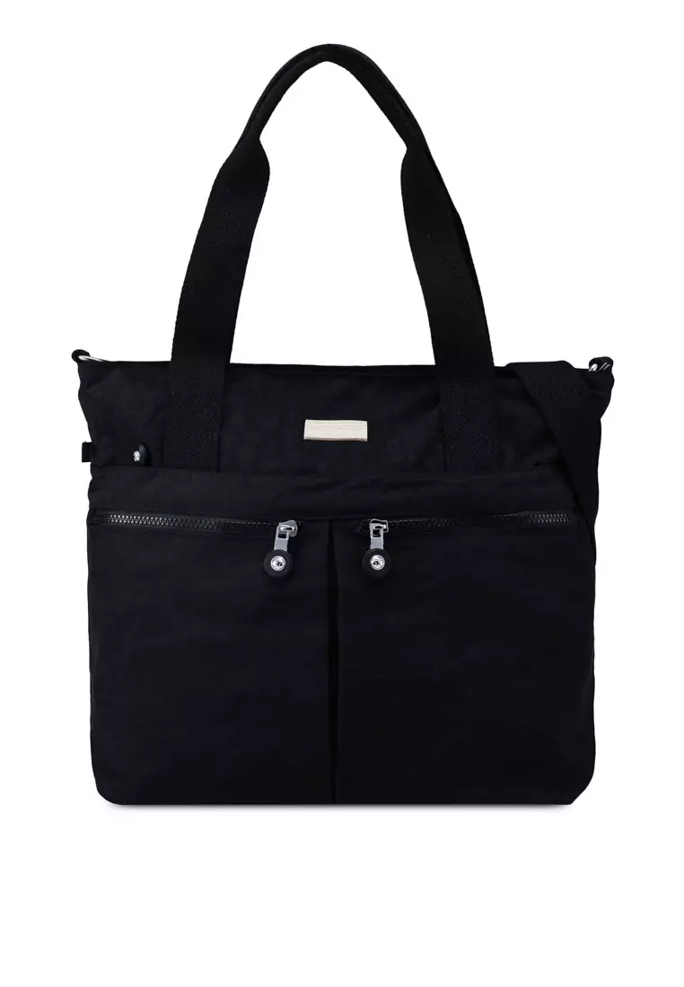 Buy Bagstation Crinkled Nylon Travel Tote 2023 Online ZALORA Singapore
