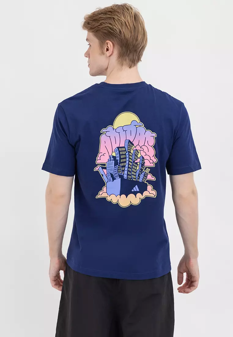 90S Nostalgia City Graphic T-Shirt
