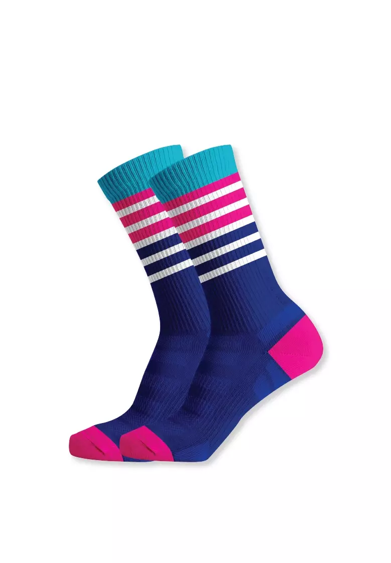 Tiento Compression Socks Kaos Kaki Olahraga Pria Wanita Futsal Running Fitness Xceleration