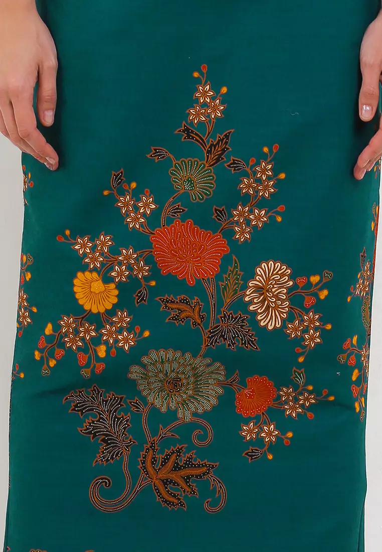 Elastic Waisted Long Pencil Skirt+Lining