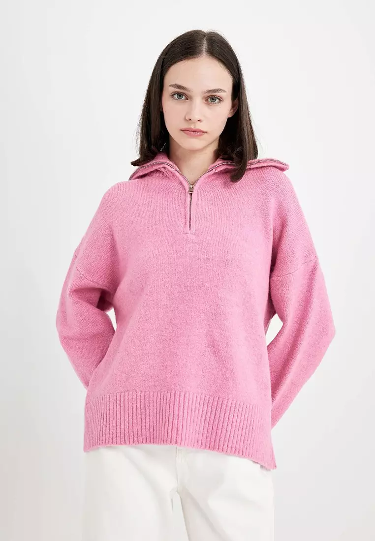 Half-Zip Knitwear Jumper