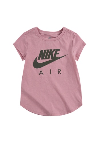 Nike pink Nike Girl Toddler's Air Rainbow Reflective Short Sleeves Tee (2 - 4 Years) - Pink Glaze BCCB5KA9F52DF9GS_1