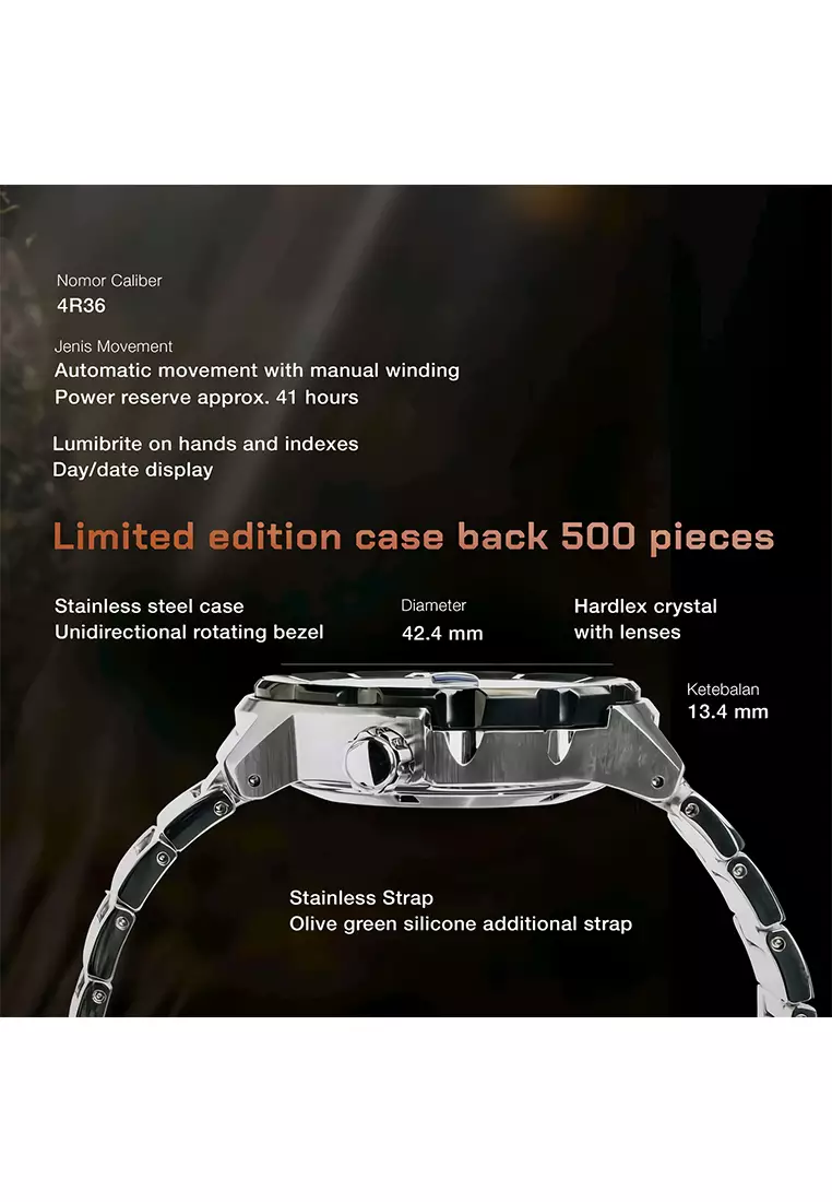 Seiko Prospex Monster SRPK55K1 Indonesian Limited Edition 500pcs Inspired by Komodo Dragon