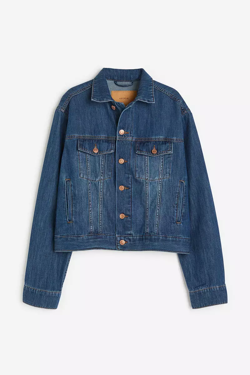 H&m cropped hotsell denim jacket