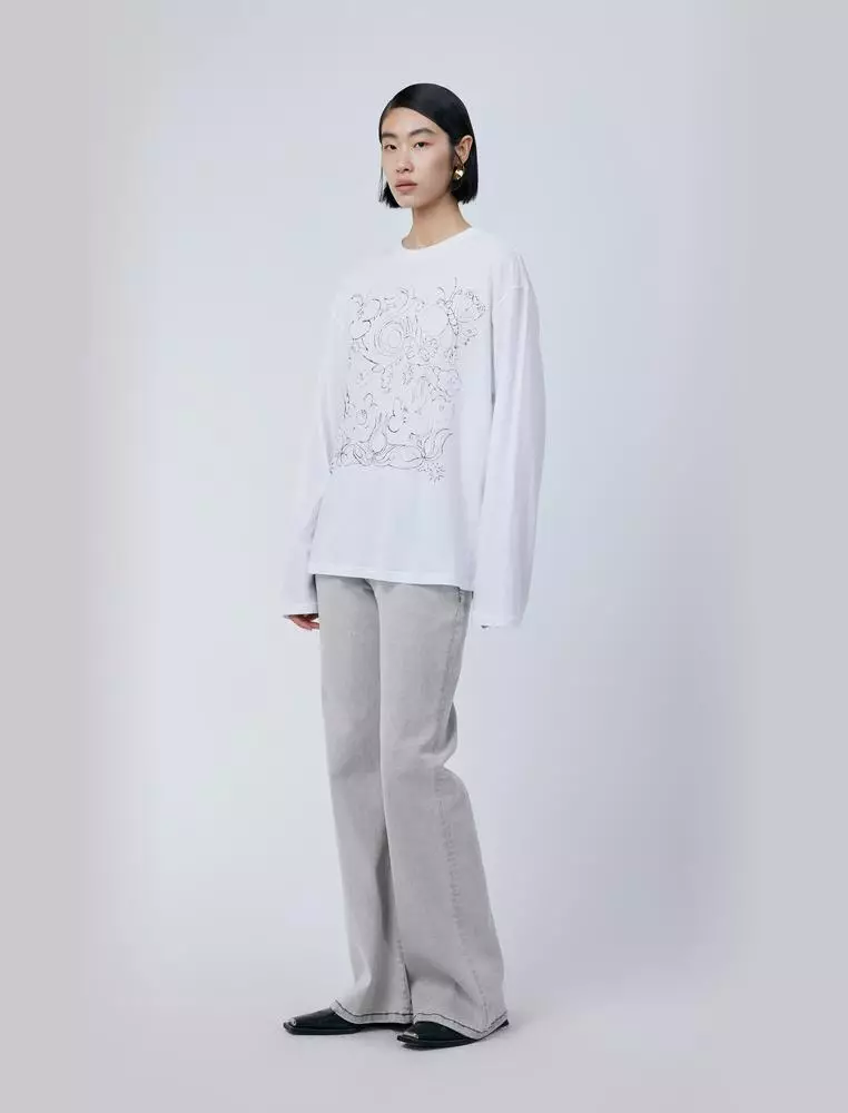 Bootcut Denim Long Pants