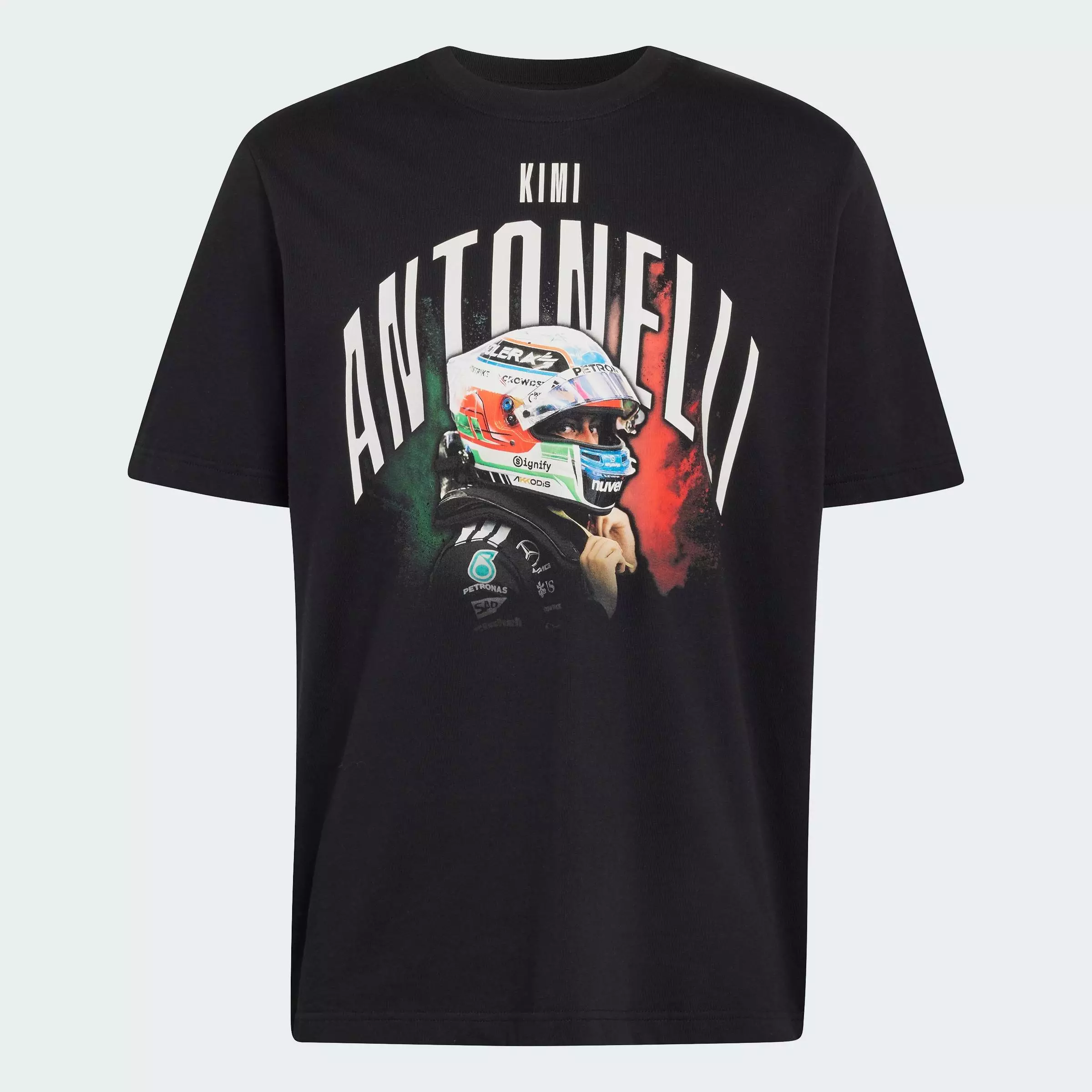 Motorsport MERCEDES - AMG PETRONAS FORMULA 1 TEAM KIMI ANTONELLI GRAPHIC TEE Men Black KE7751