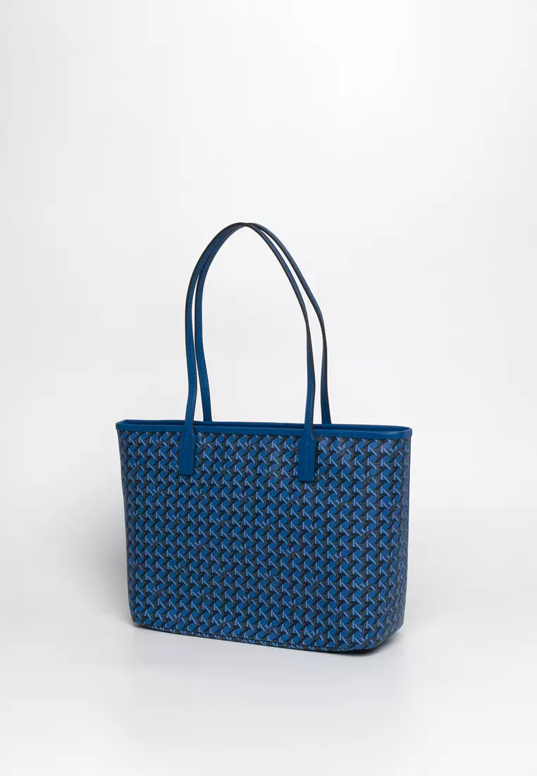 Tory burch shop tote bag blue