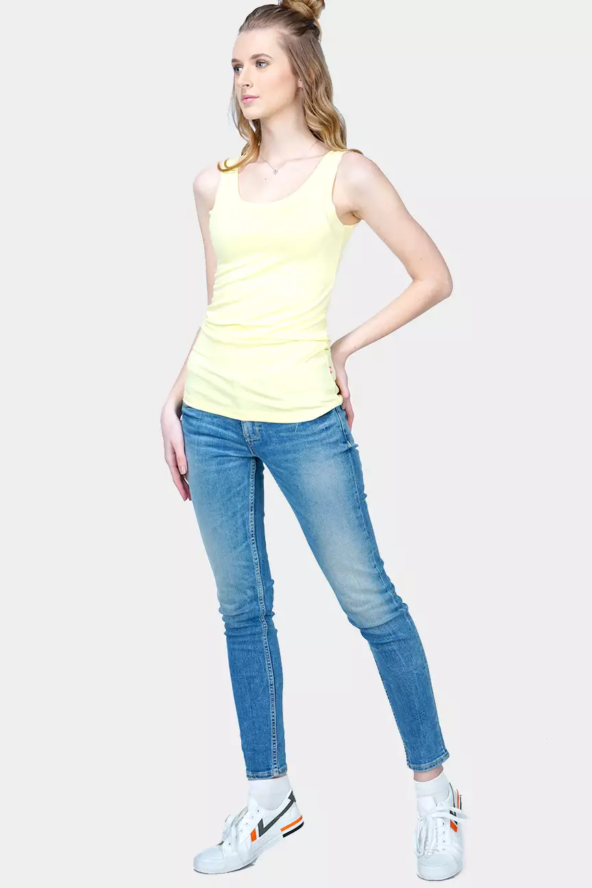Kaos Tanktop Wanita Yellow