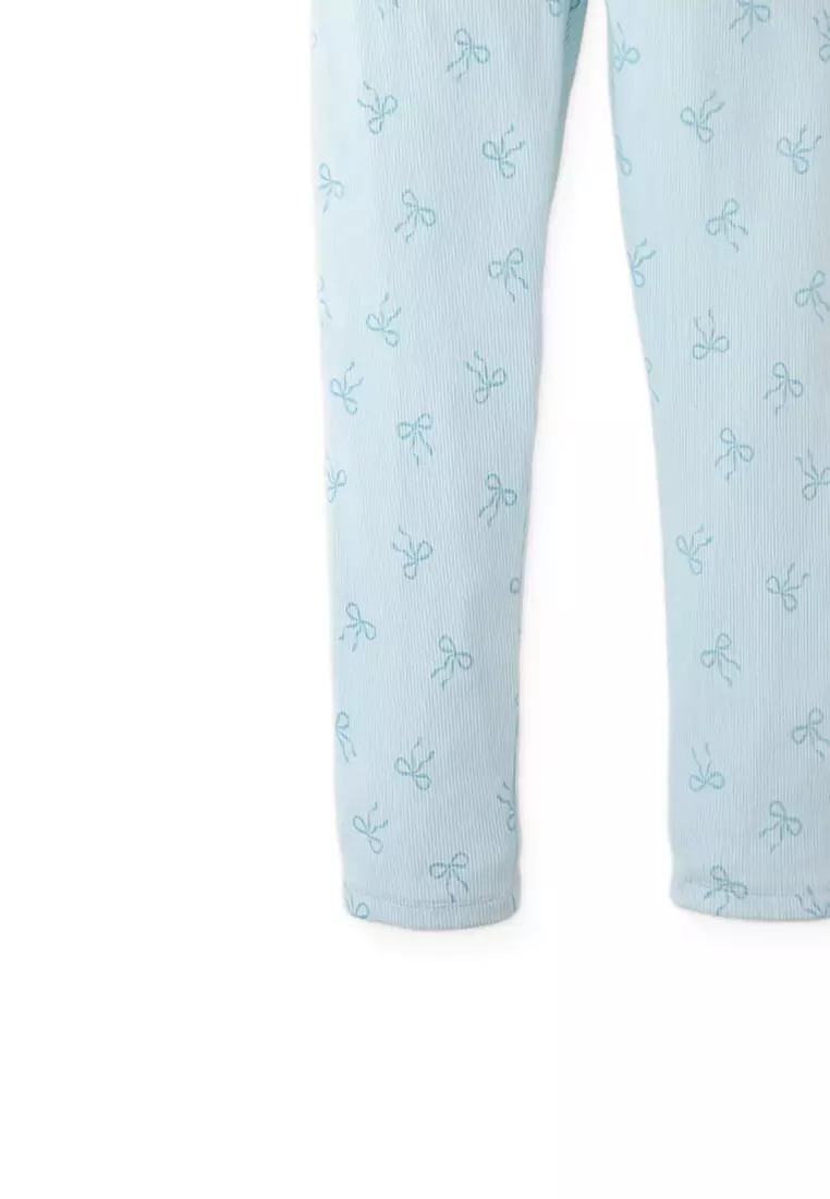 Lulu Leggings with All-Over Bow Print