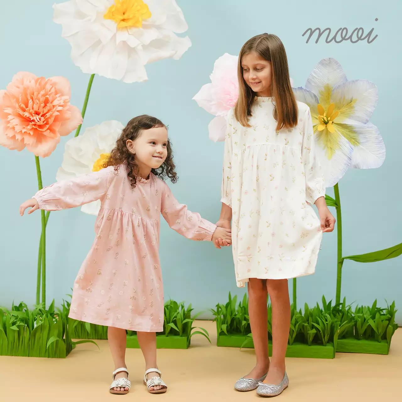 Mooi Dress Anak Perempuan Kyna Dress - Baby Blue