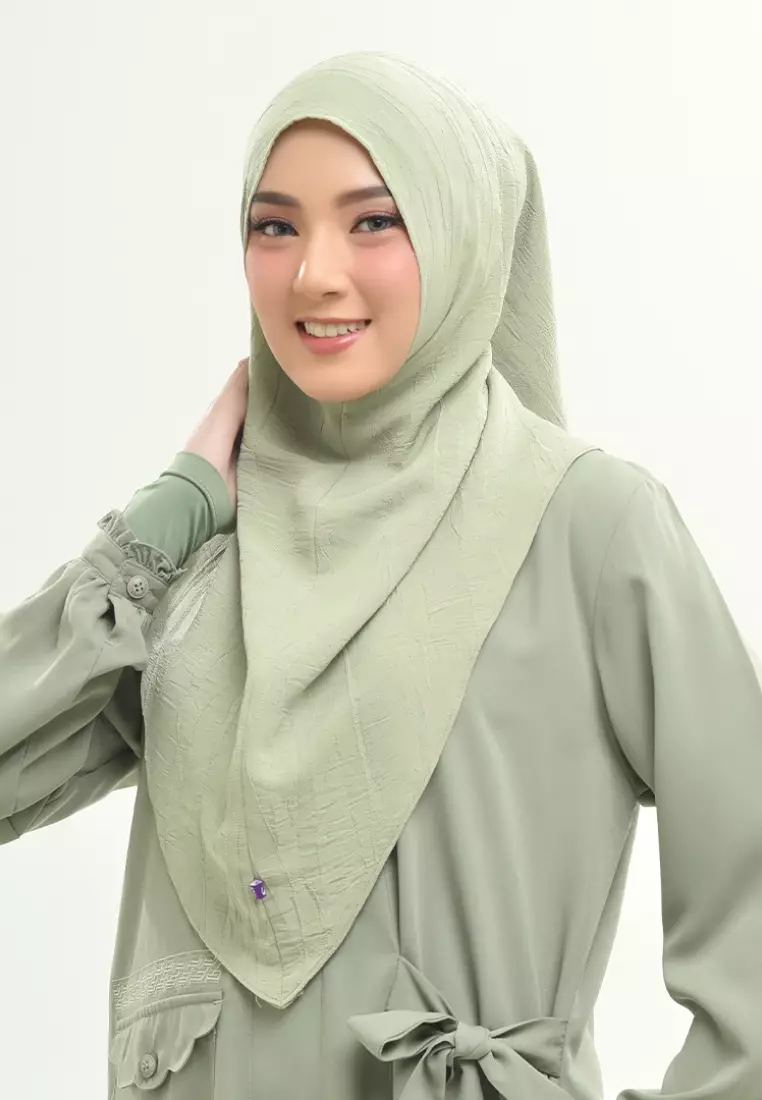 Rabbani - Kerudung Instan Dewasa Hino Sage Green M