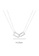 ZITIQUE silver Women's Interlocking Horseshoe Necklace - Silver 77DDFAC37C4266GS_6