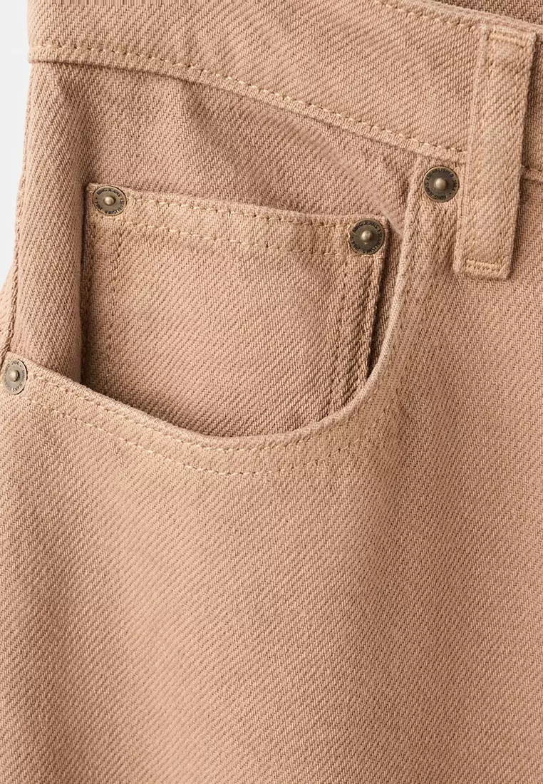 Low-Rise Balloon Jeans