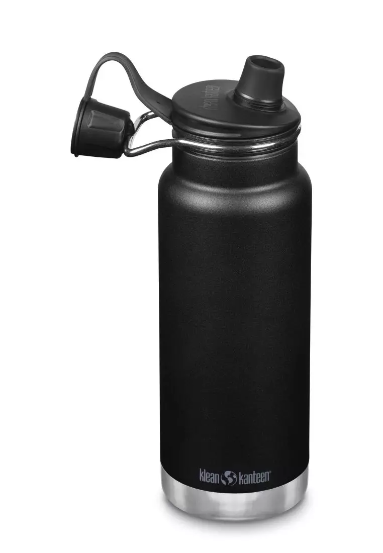 Klean Kanteen Insulated TKWide Bottle with Chug Cap - Black 32oz