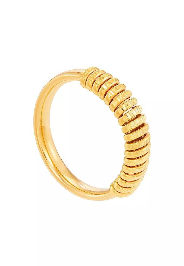 HABIB 916 Oro Italia Yellow Gold Ring GR60741025(23Y) (22K Gold)