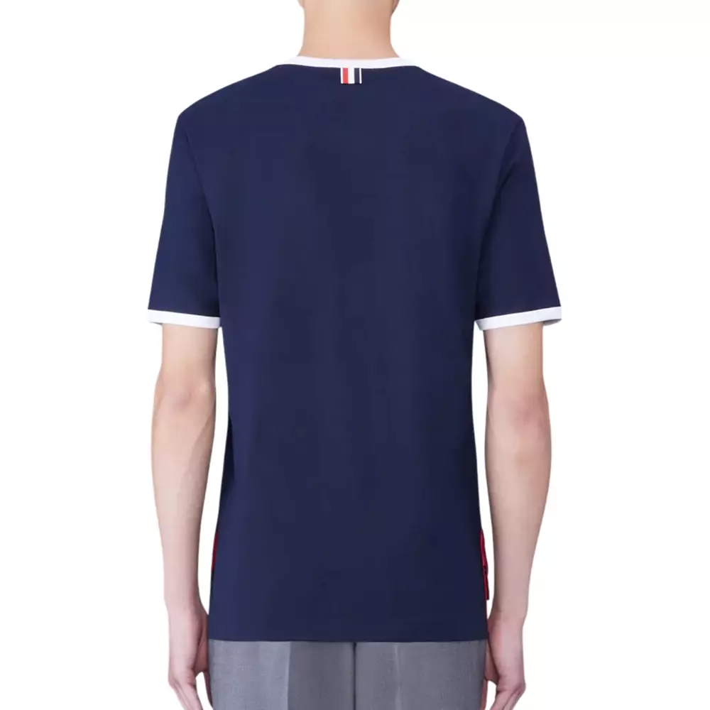 Ringer Jersey T-Shirt Navy