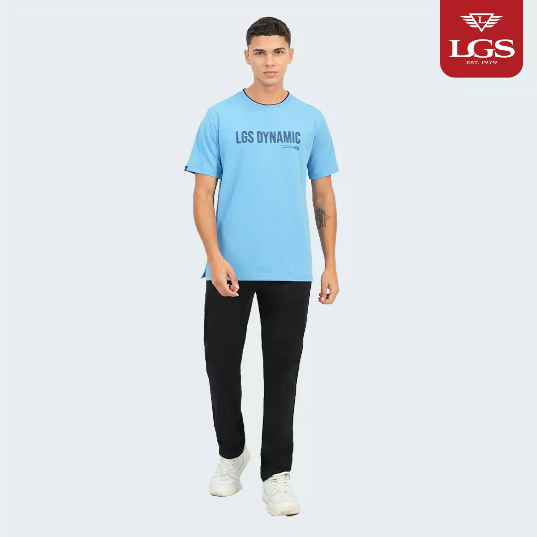 LGS - Fuxo Collection - Kaos Pria - T-Shirt Cowok - Gambar Sablon - Multi Warna - Slim Fit - JTS.322