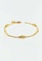 Arthesdam Jewellery gold Arthesdam Jewellery 916 Gold Swirly Twists with Heart Charm Bracelet - 18cm 35634AC1FC9FDAGS_2