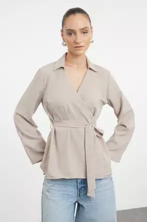 Shop WOMEN'S Wrap Blouse Online | ZALORA Singapore