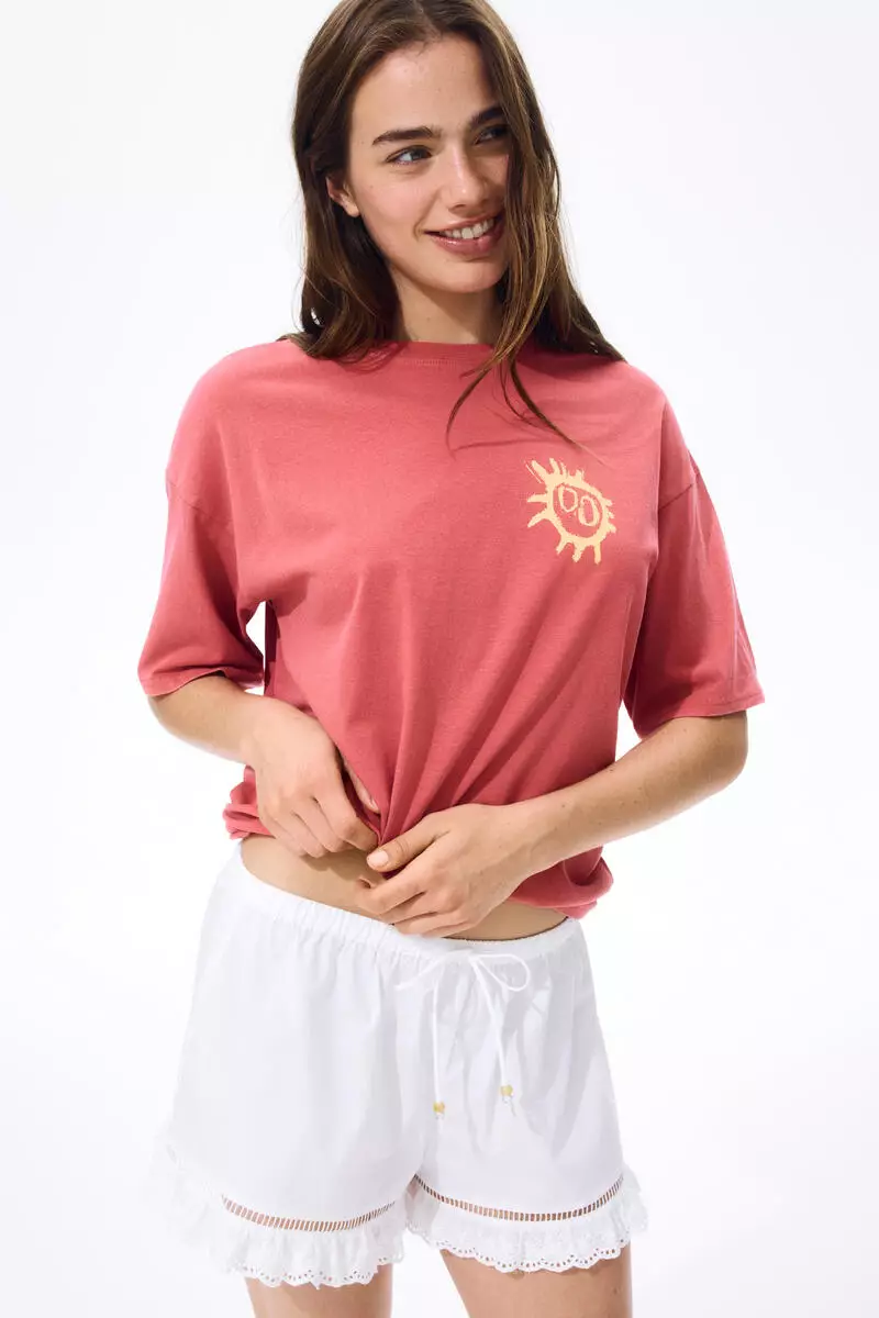 Oversized printed T-shirt
