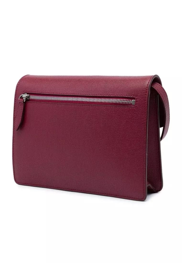 Pre-Loved Burberry Small Leather And House Check Canvas Derby Macken Crossbody