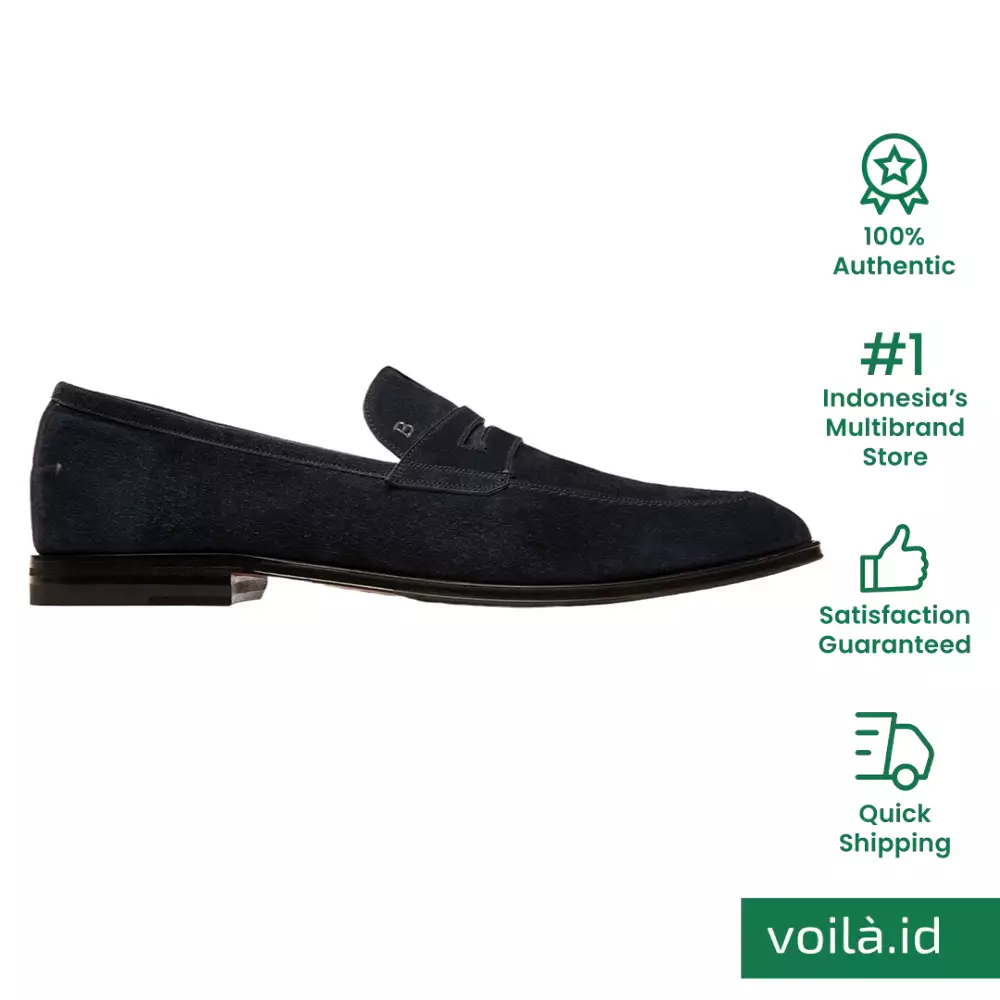 Jual Bally Bally Webb Loafers Suede All Black Original 2024 | ZALORA ...