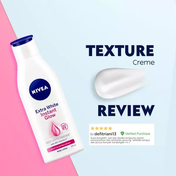 NIVEA Body Care Lotion Extra Bright Instant Glow - Best Value Set