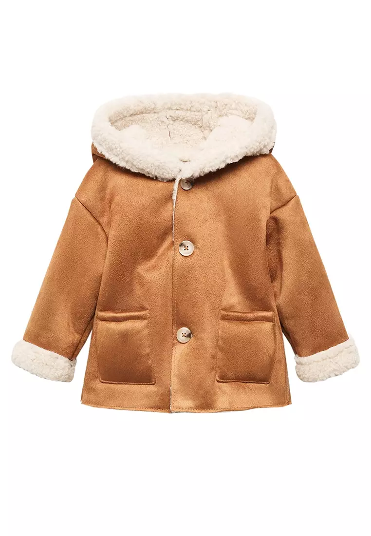 Fur hot sale baby jacket