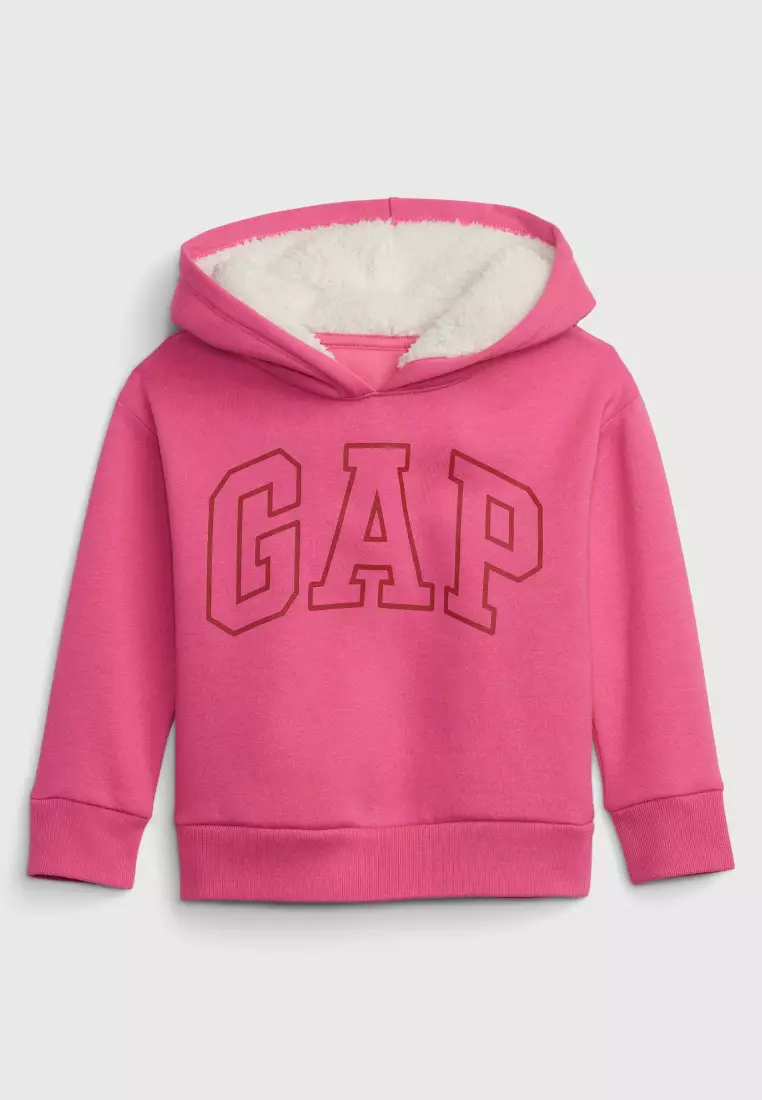 Gap fleece online lined hoodie