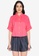Chictees pink Abbey Polo Top & Shorts Set ED24EAA8E46FD7GS_1