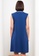 LC WAIKIKI blue Polo Neck Straight Sleeveless Women's Dress A65ABAAAE3EFFEGS_5
