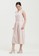 Cloth Inc pink Eve Belted Sleeveless Dress in Nude 15D1AAA6EAAF3FGS_4