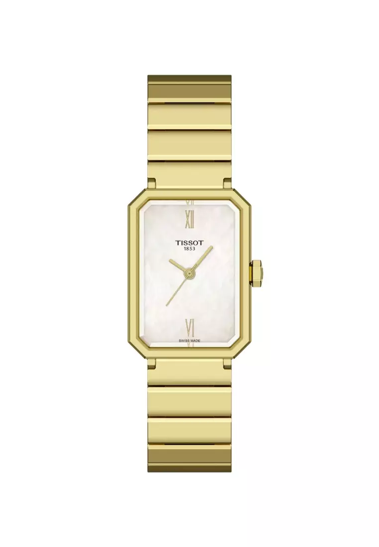 Buy Tissot Tissot SRV 30mm Rectangular Watch Case White Mother-Of-Pearl ...