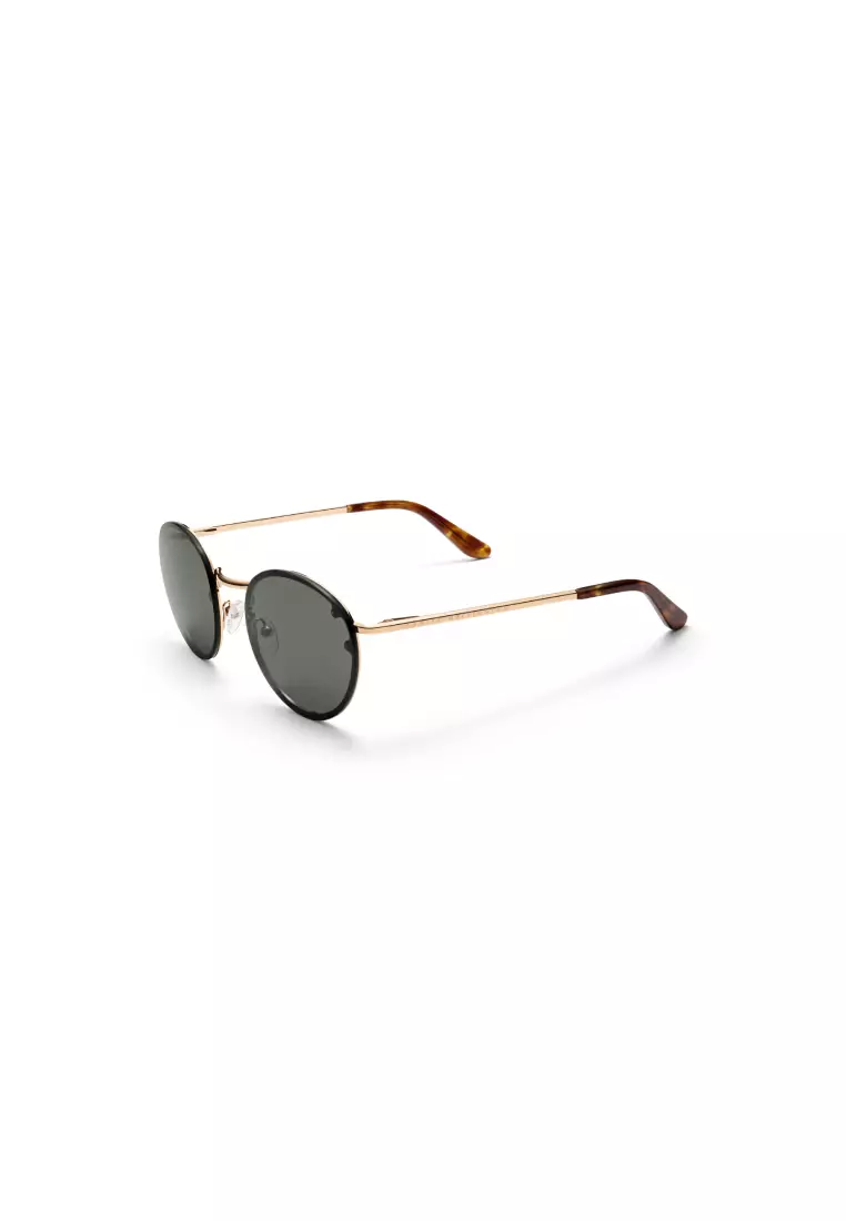 STEEL ARCH Rose gold Eastern Fit GREEN - DW Eyewear - Sunglasses for men and women