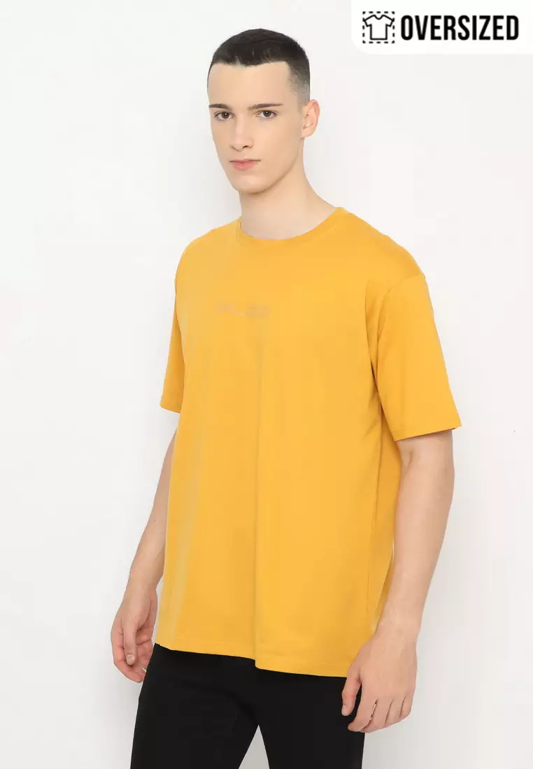 POLICE T-Shirt Print 3D Cotton Combed Oversized Pria 2239230031