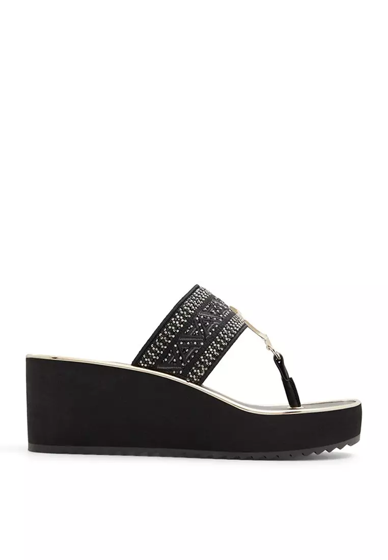 Aldo gold wedges discount