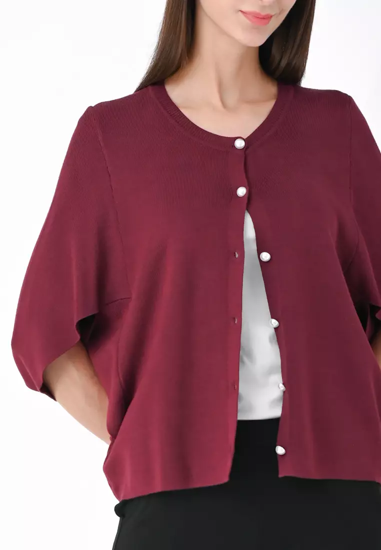 宽松版型针织开衫