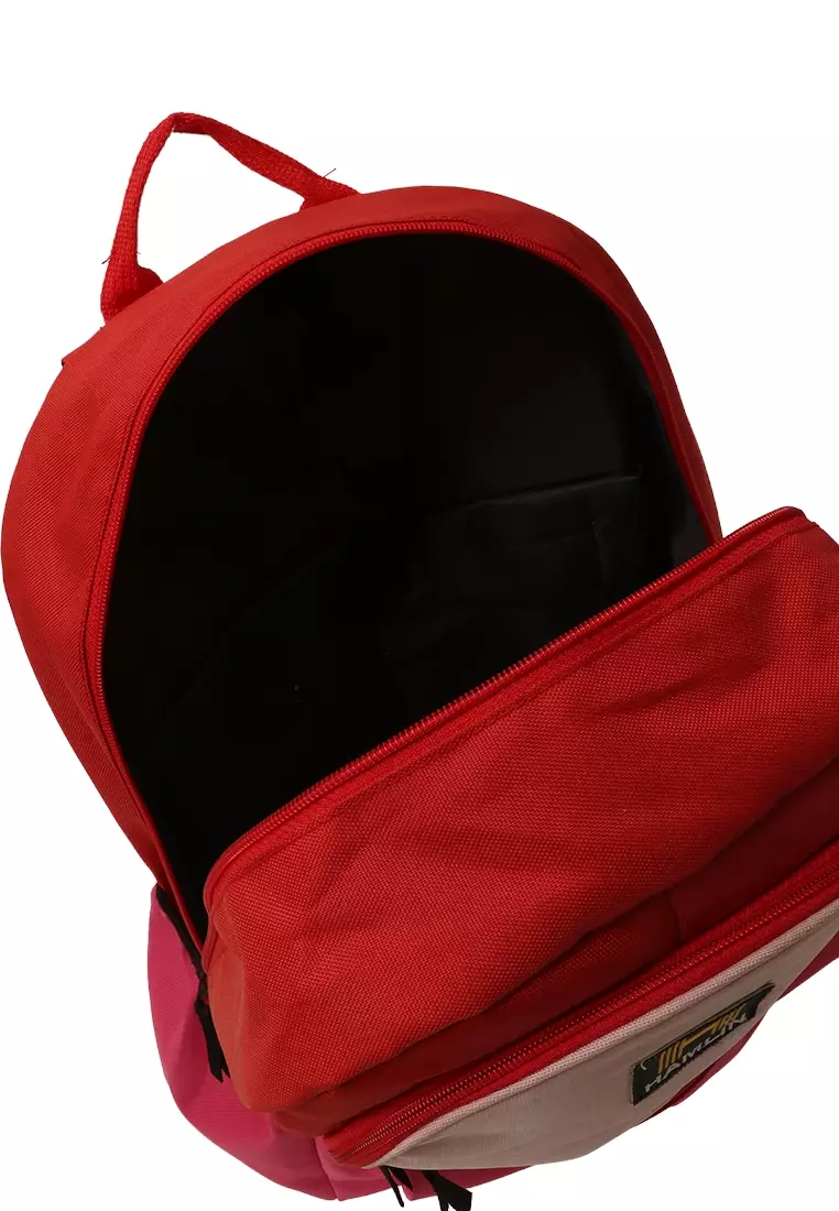 Alessio Tas Ransel Anak Pria Large Compartment Backpack Kids Material Cordura ORIGINAL - Pink