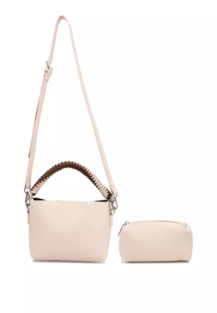 Cable Cord Strap Mini Bag In Off White