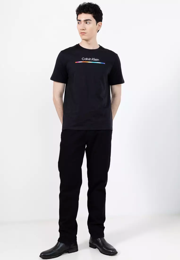 Pride Gradient Logo Crew Neck Tee - Calvin Klein Jeans